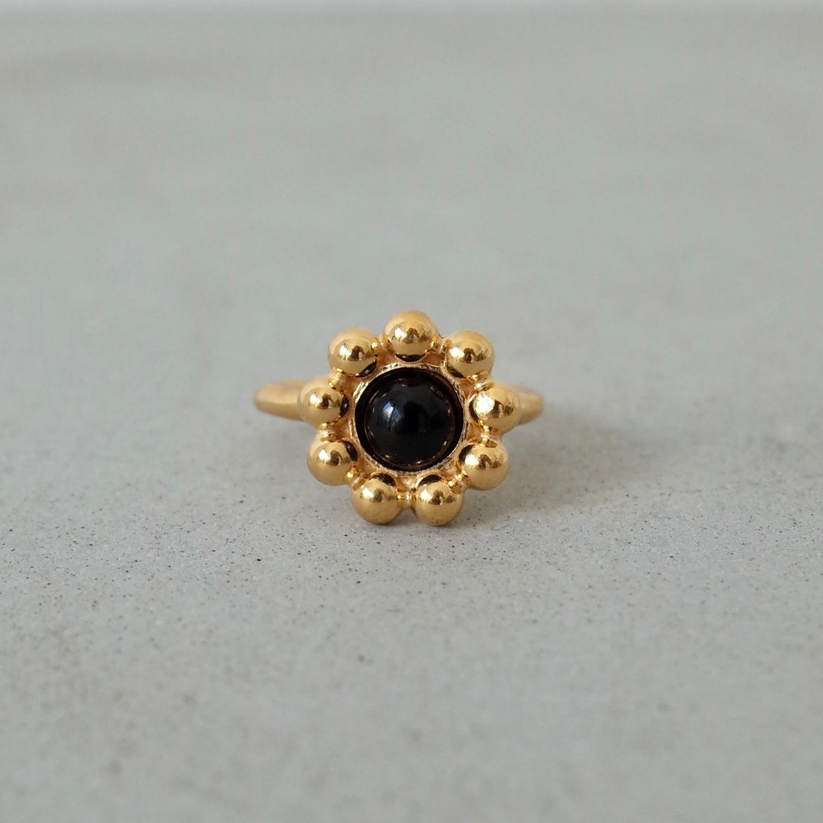Flower Onyx Ear Cuff イヤーカフ - warmth