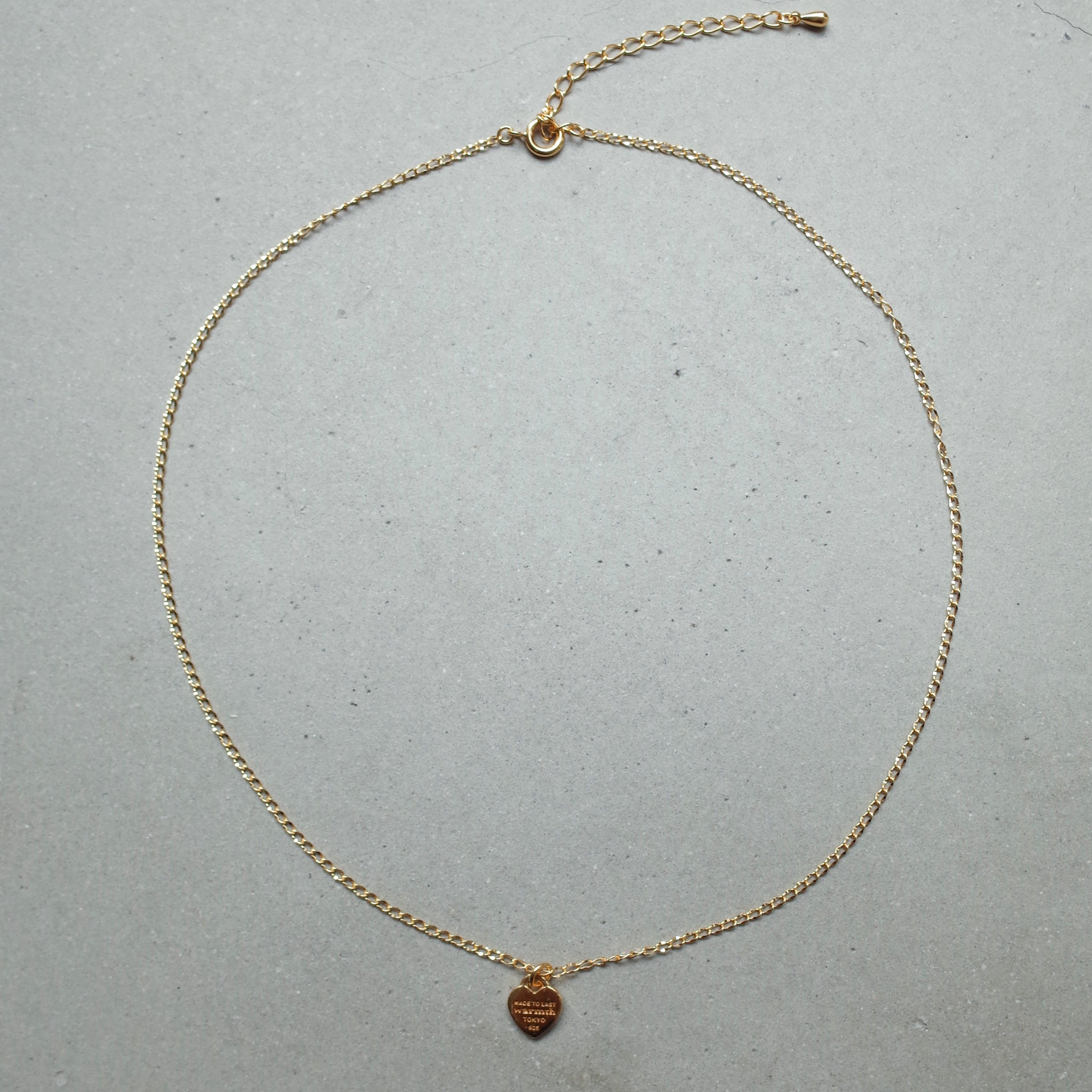 Heart Tag Necklace [WM-NK039] – warmth