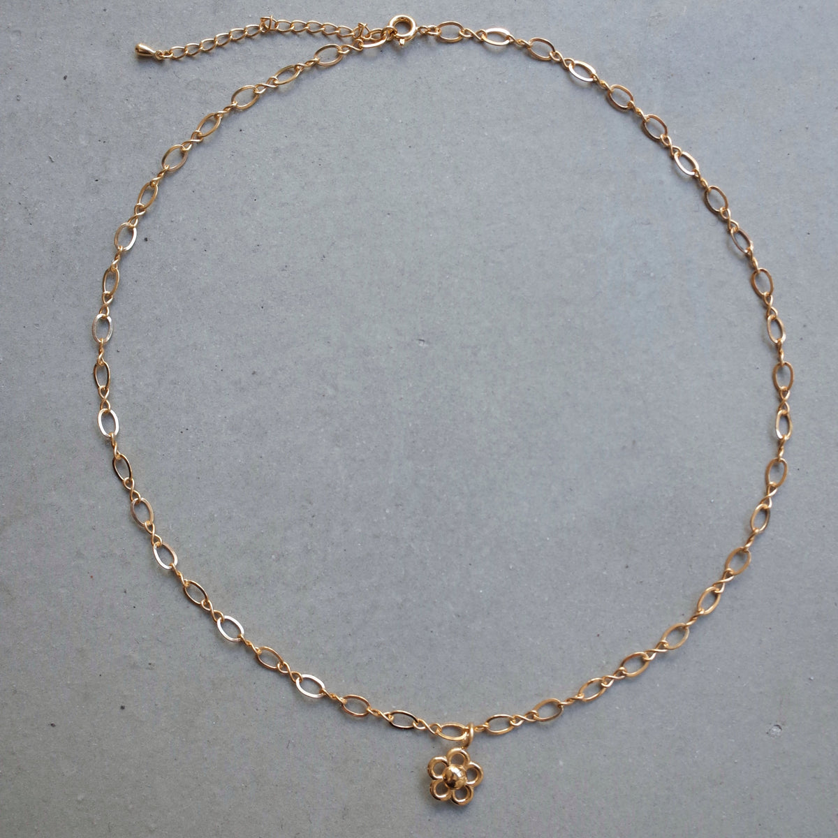Openwork Flower Pendant ネックレス - warmth