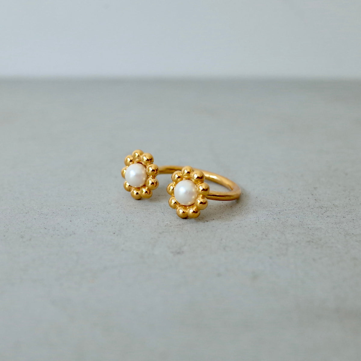Flower Pearl Ring リング - warmth