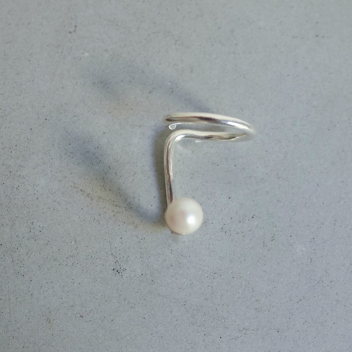 Pearl Drop Ear Cuff