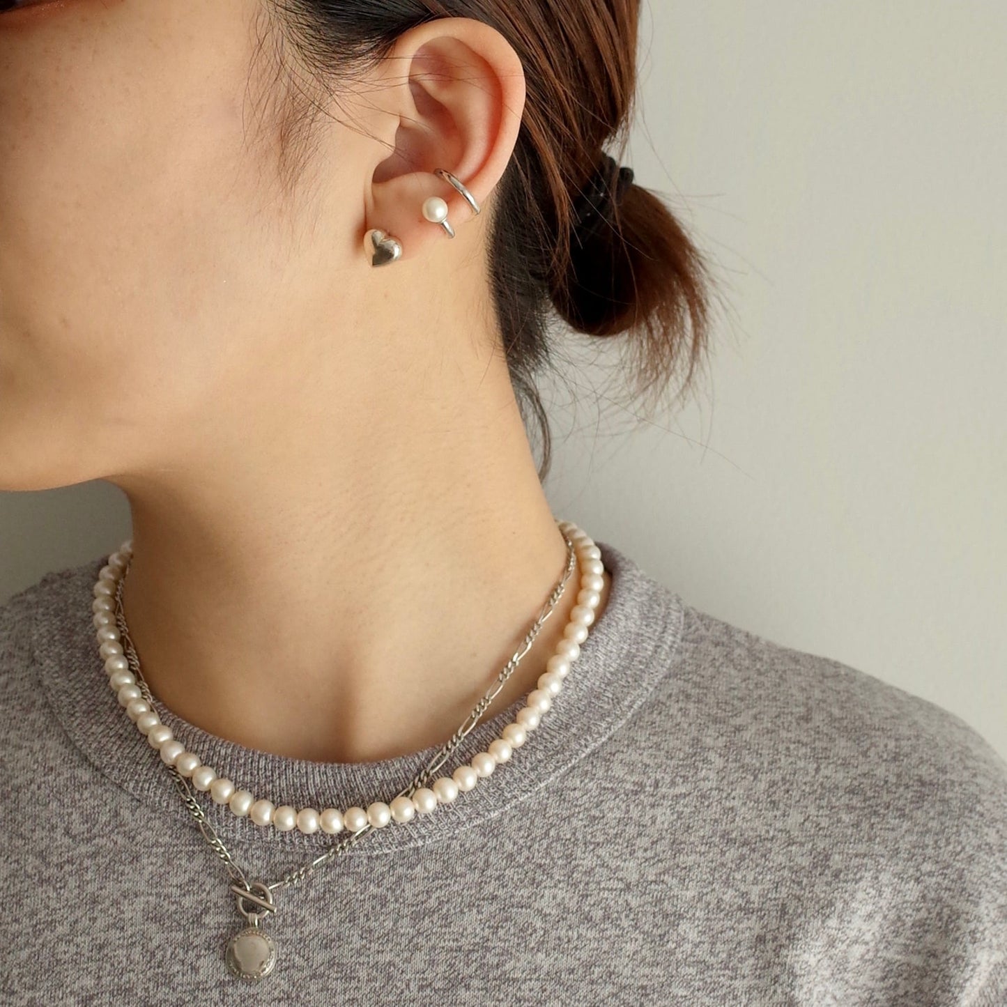 Small Round Heart Pierce