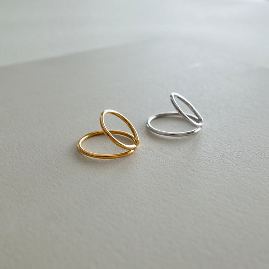 Large Two Strands Ear Cuff