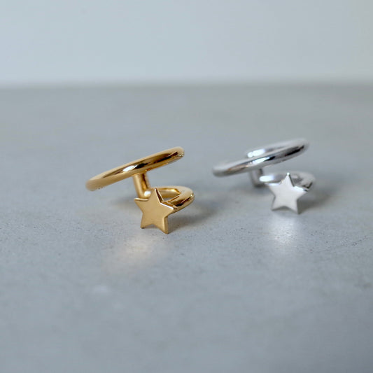 Earlobe Star Ear Cuff