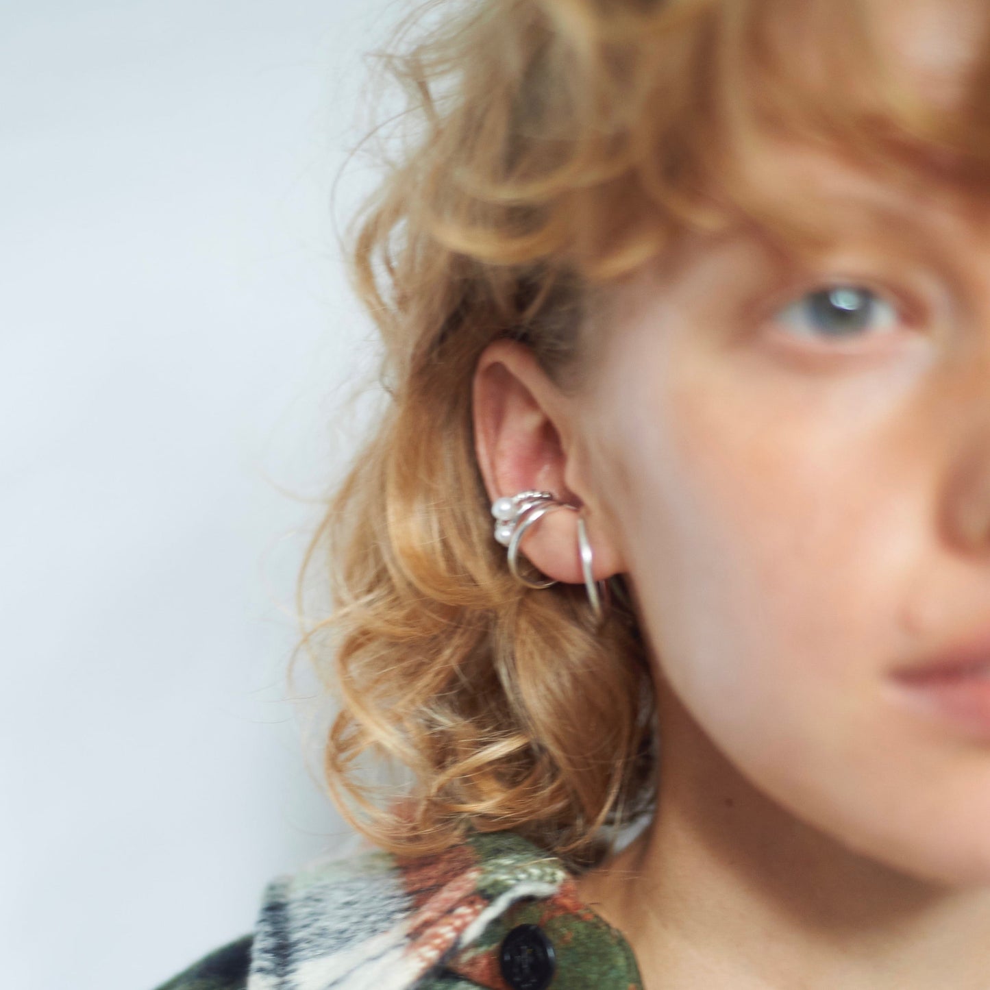 Large Two Strands Ear Cuff