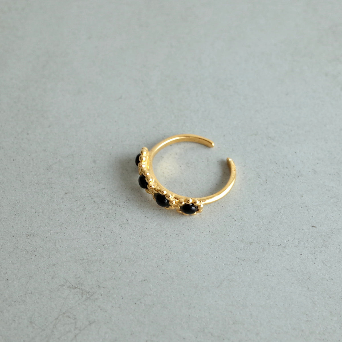 Four Flower Stone Ring(ゴールド) リング - warmth