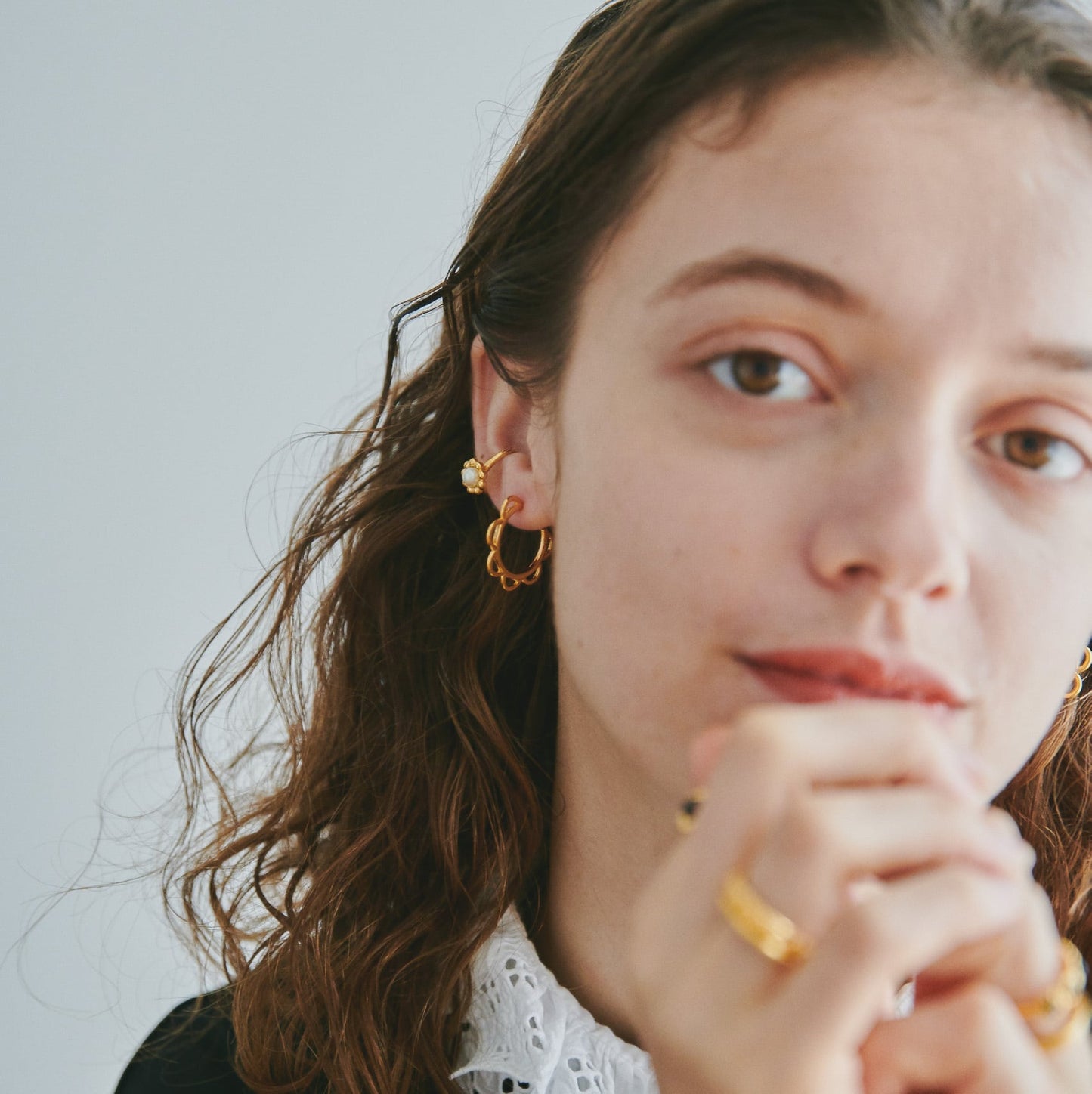 Flower Hoop Pierce
