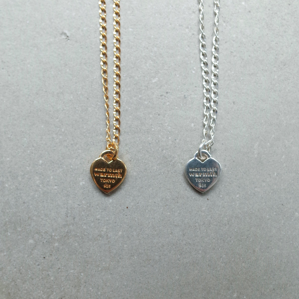 Heart Tag Necklace ネックレス - warmth