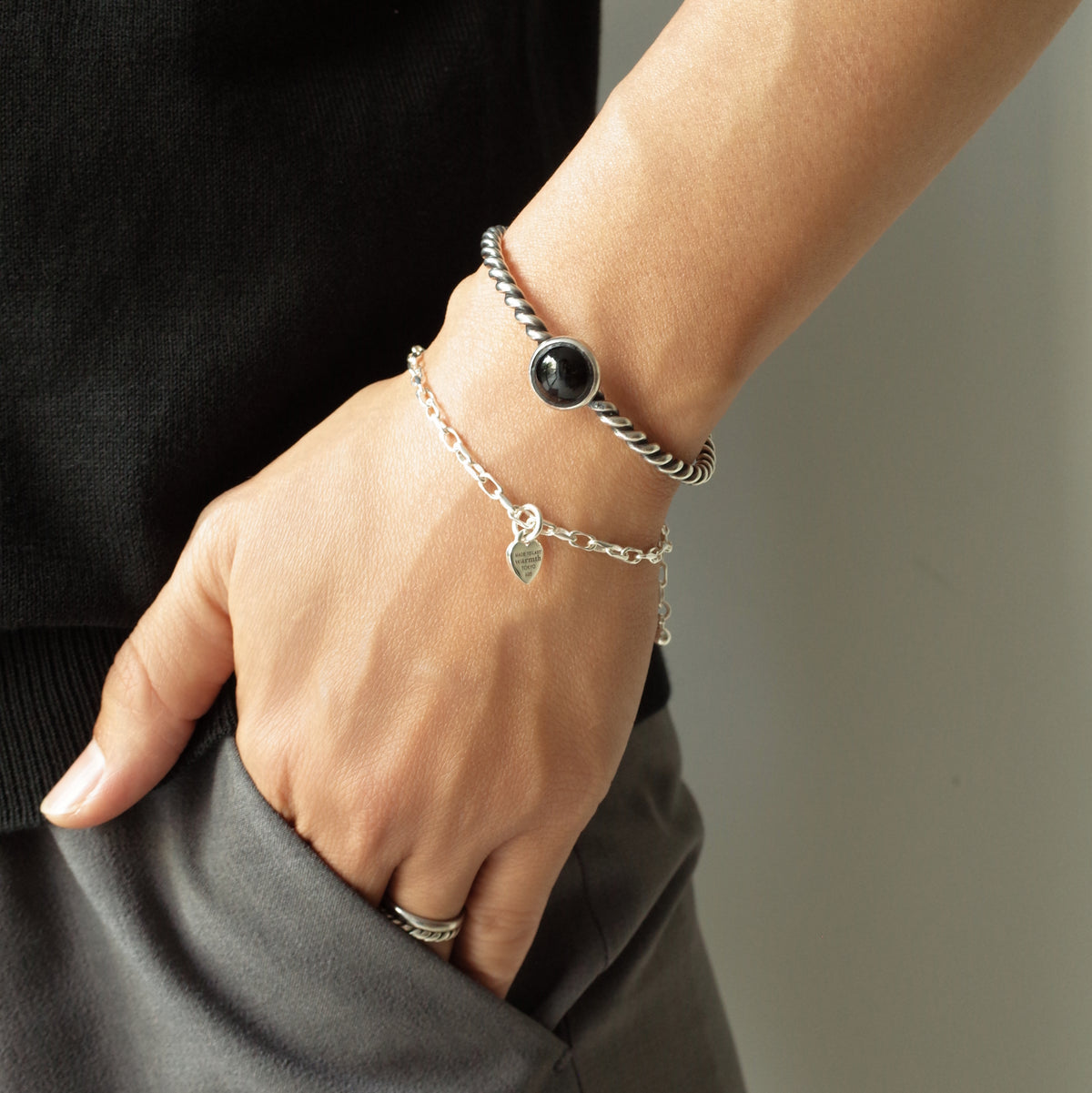 Heart Tag Bracelet [WM-BC017]