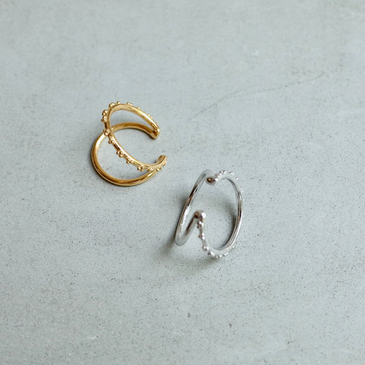 Two Strands Tsubu Ring