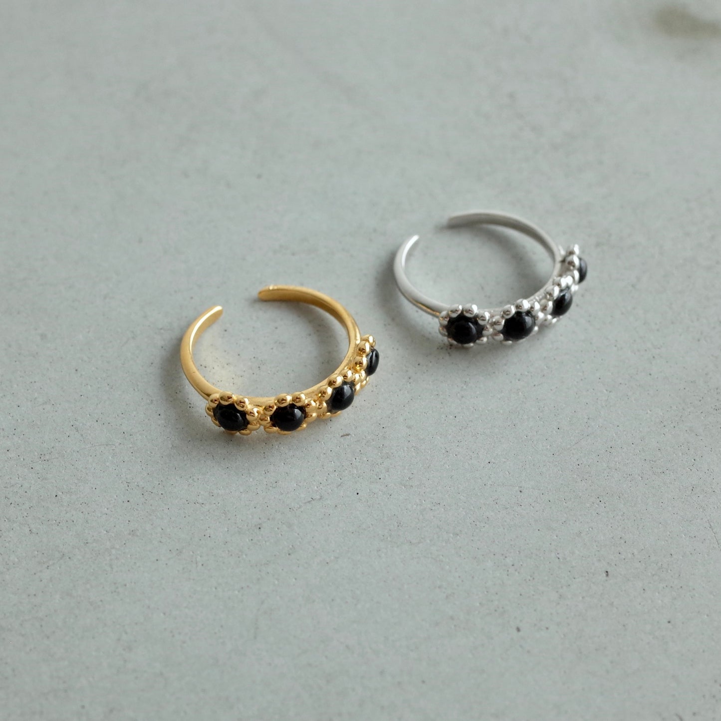 Four Flower Stone Ring