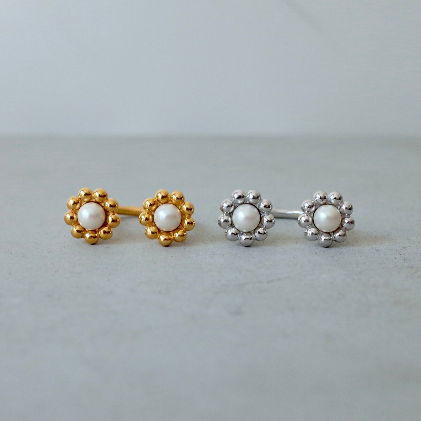 Flower Pearl Ring