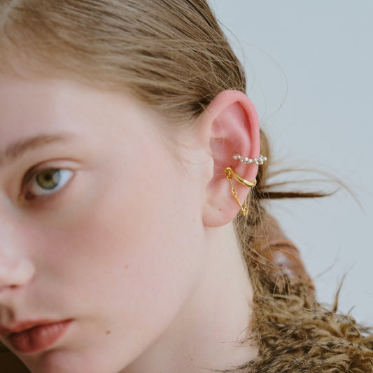 Flat AddChain Ear Cuff