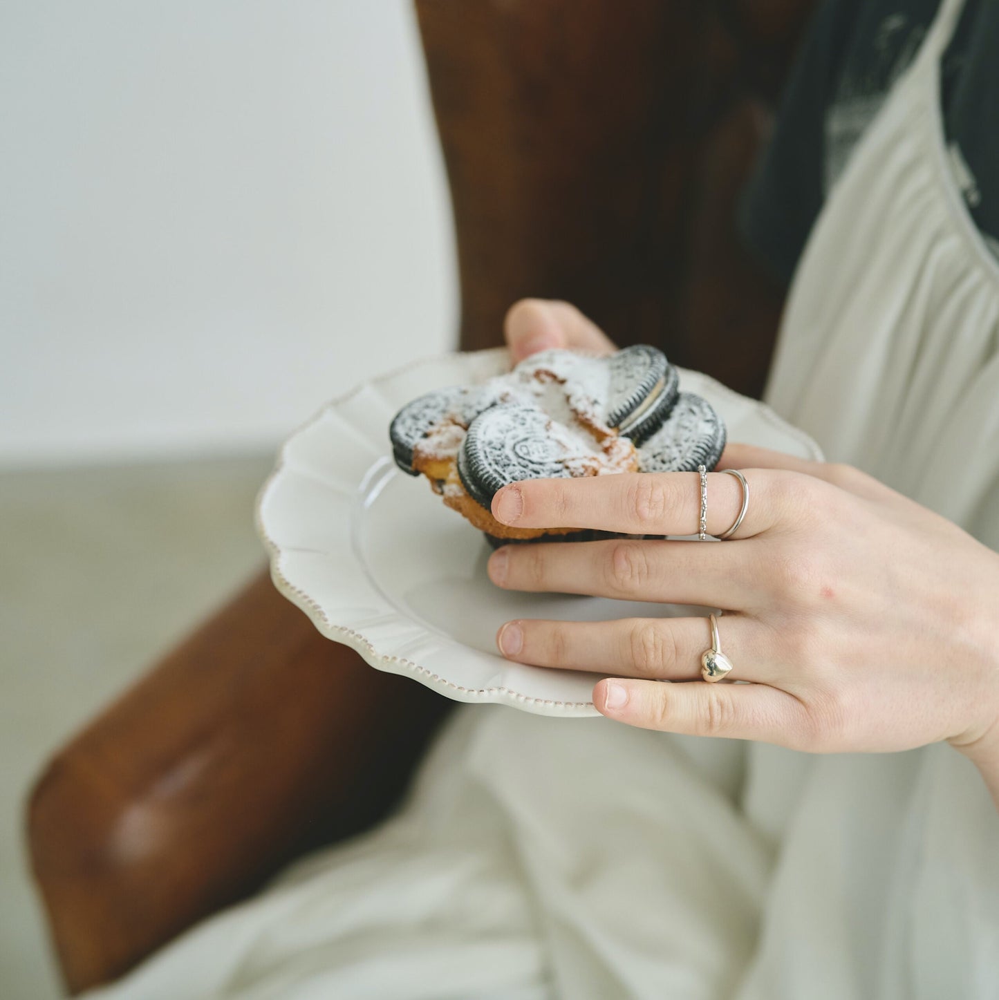 Small Round Heart Ring