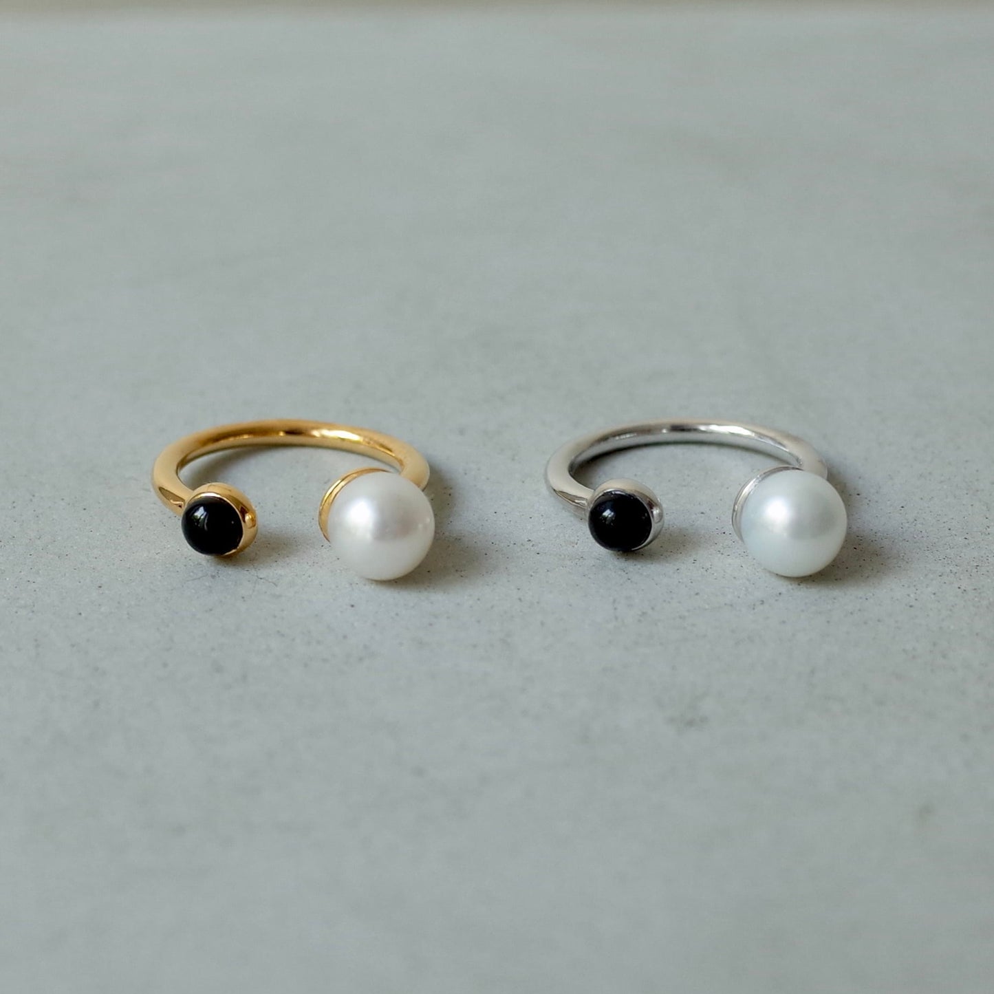 Stone Pearl Ring