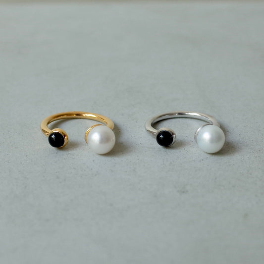 Stone Pearl Ring