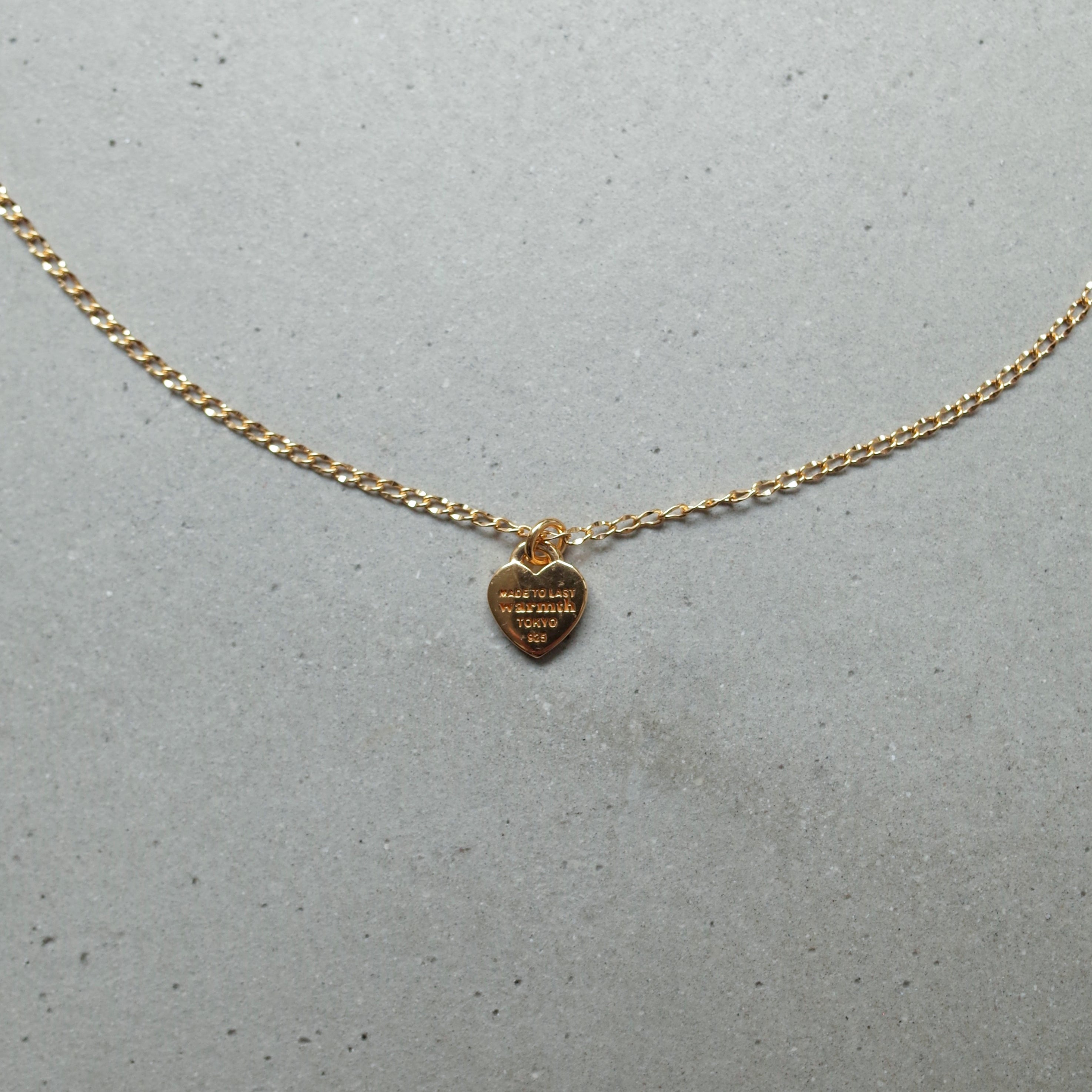 Heart Tag Necklace [WM-NK039] – warmth
