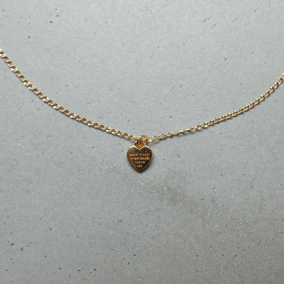 Heart Tag Necklace ネックレス - warmth