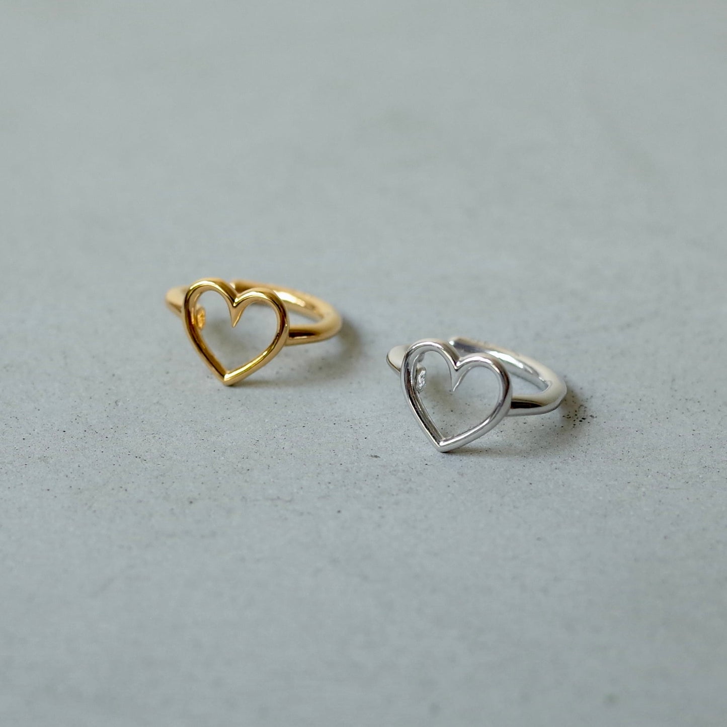 Outline Heart Ear Cuff