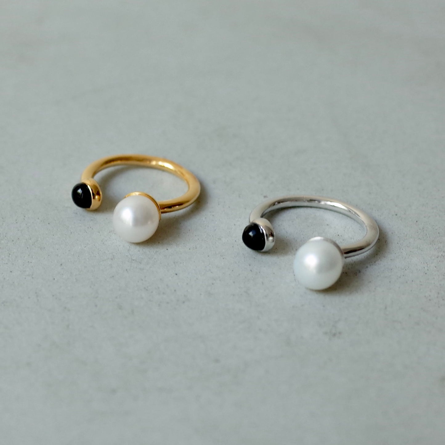 Stone Pearl Ring