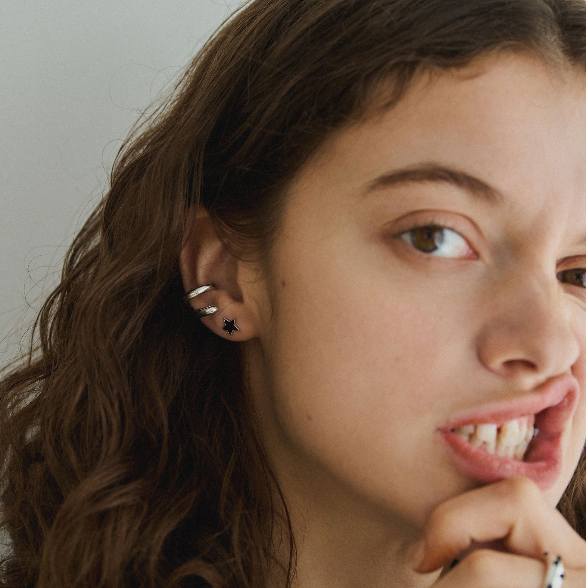 Twin Round Ear Cuff