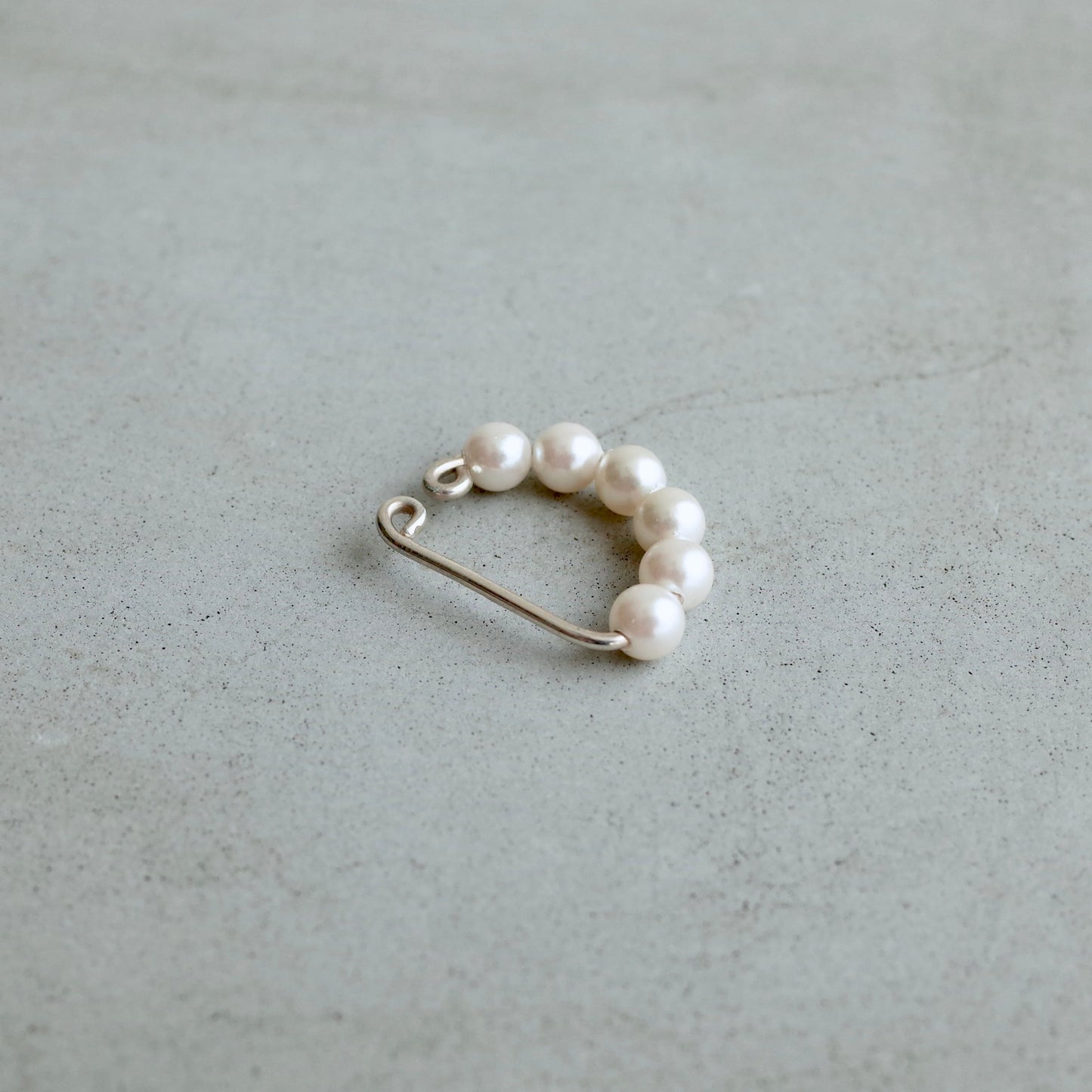 Crescent Pearl Ear Cuff