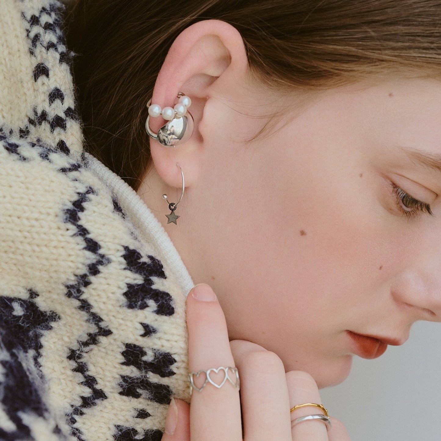 Star Hoop Pierce