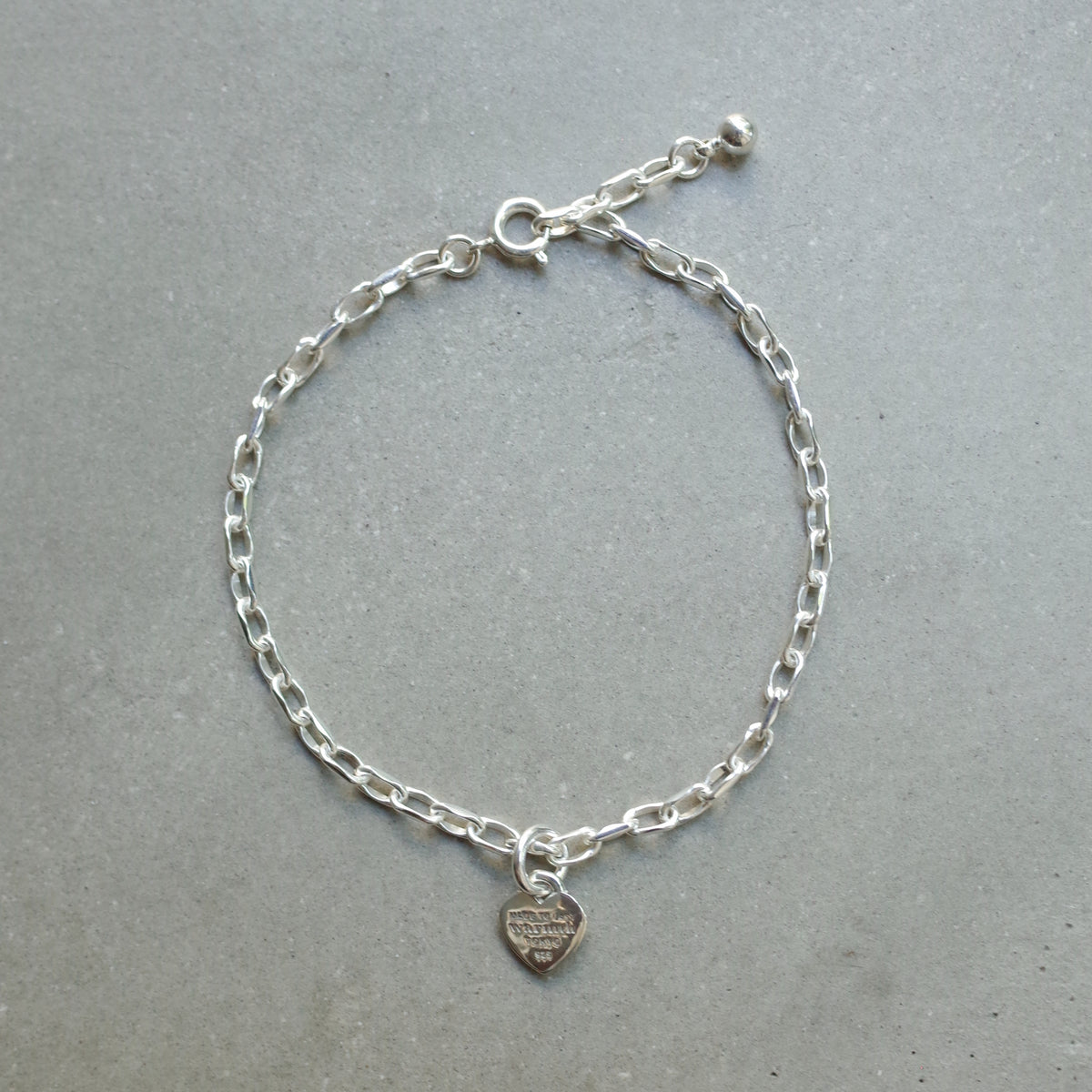 Heart Tag Bracelet（シルバー） ブレスレット - warmth