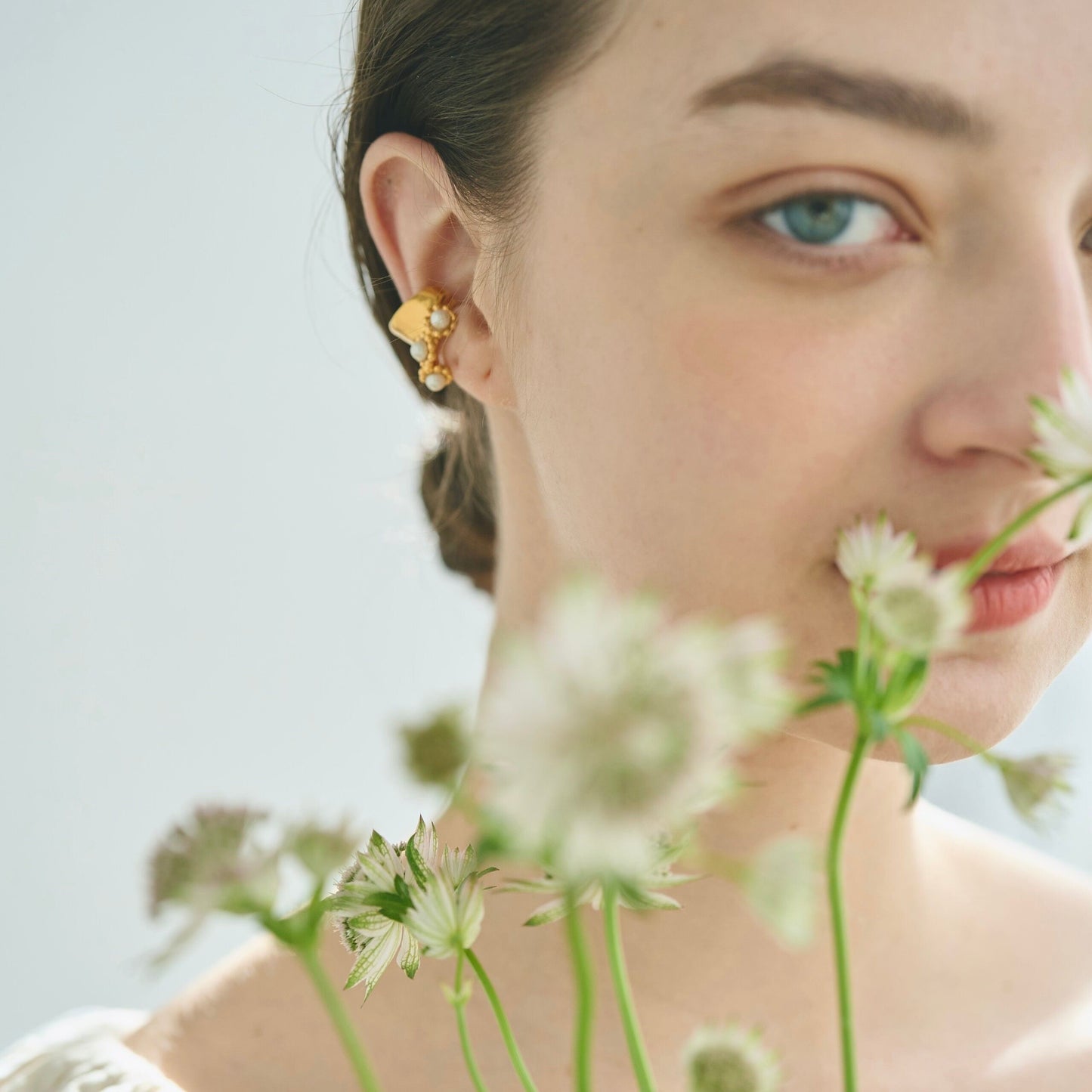 Wide Rough Plate Ear Cuff