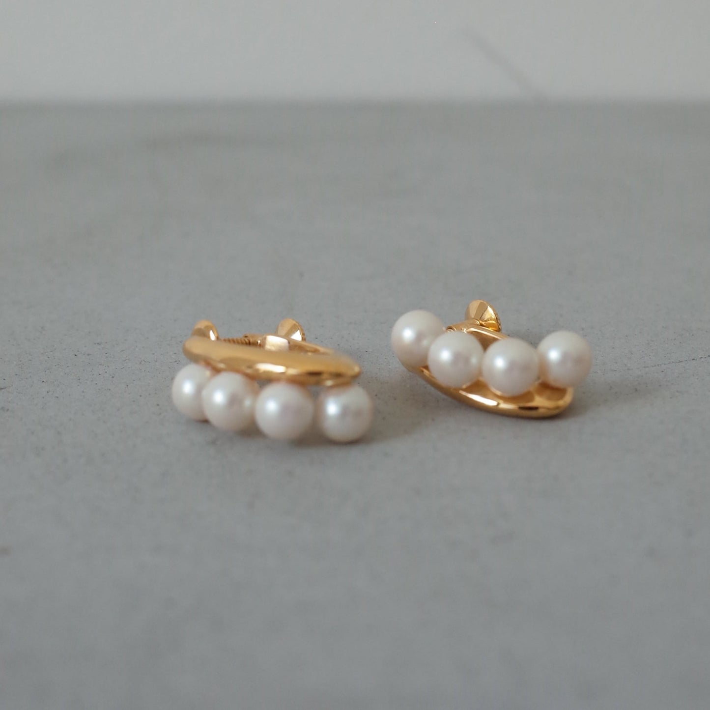 Quad Pearl Earring
