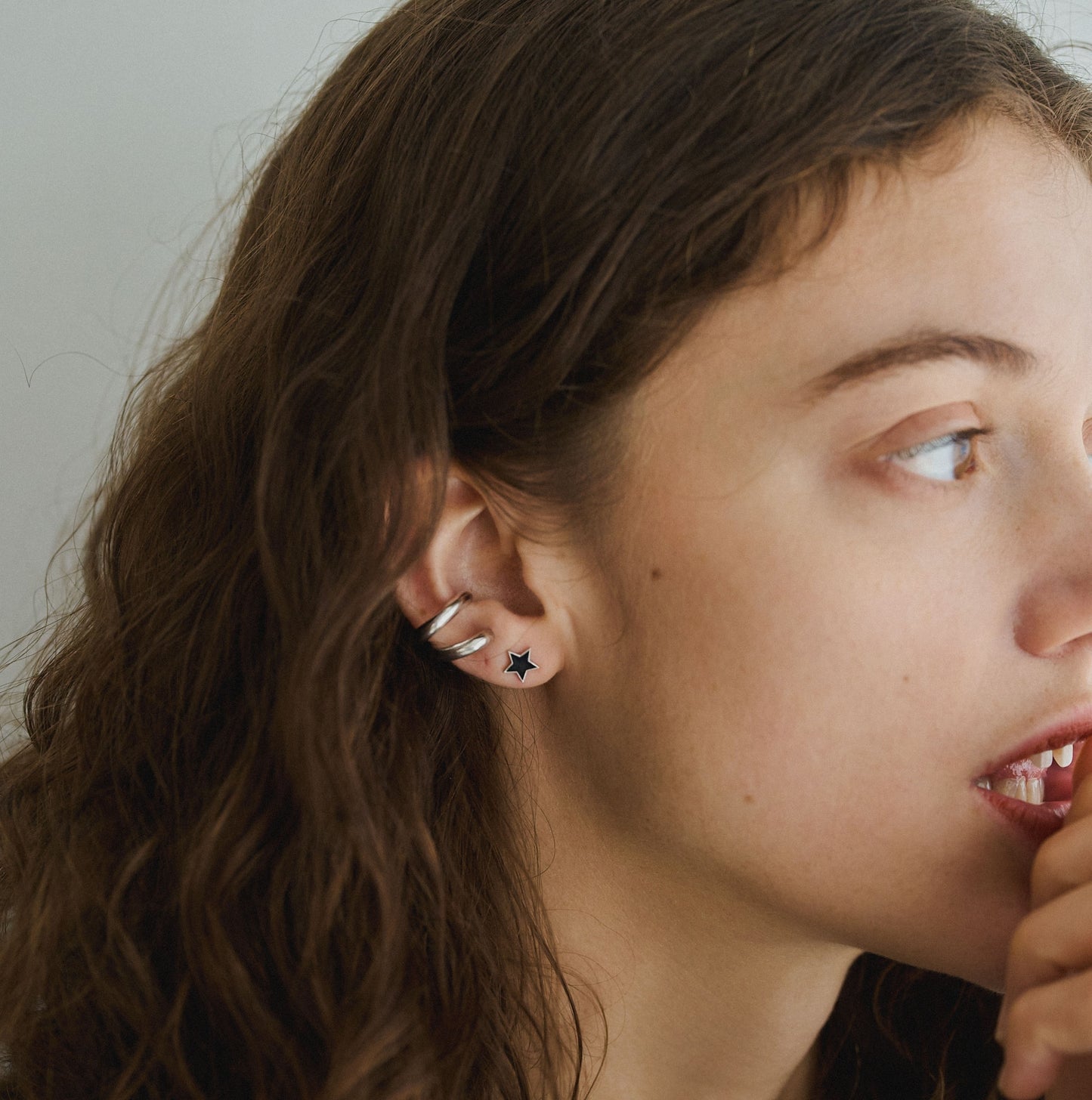 Twin Round Ear Cuff