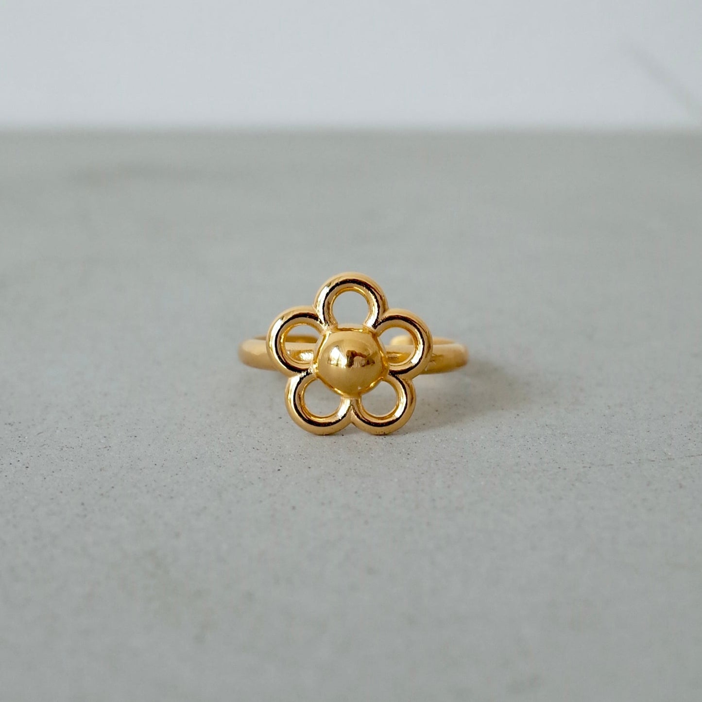 Openwork Flower Ring