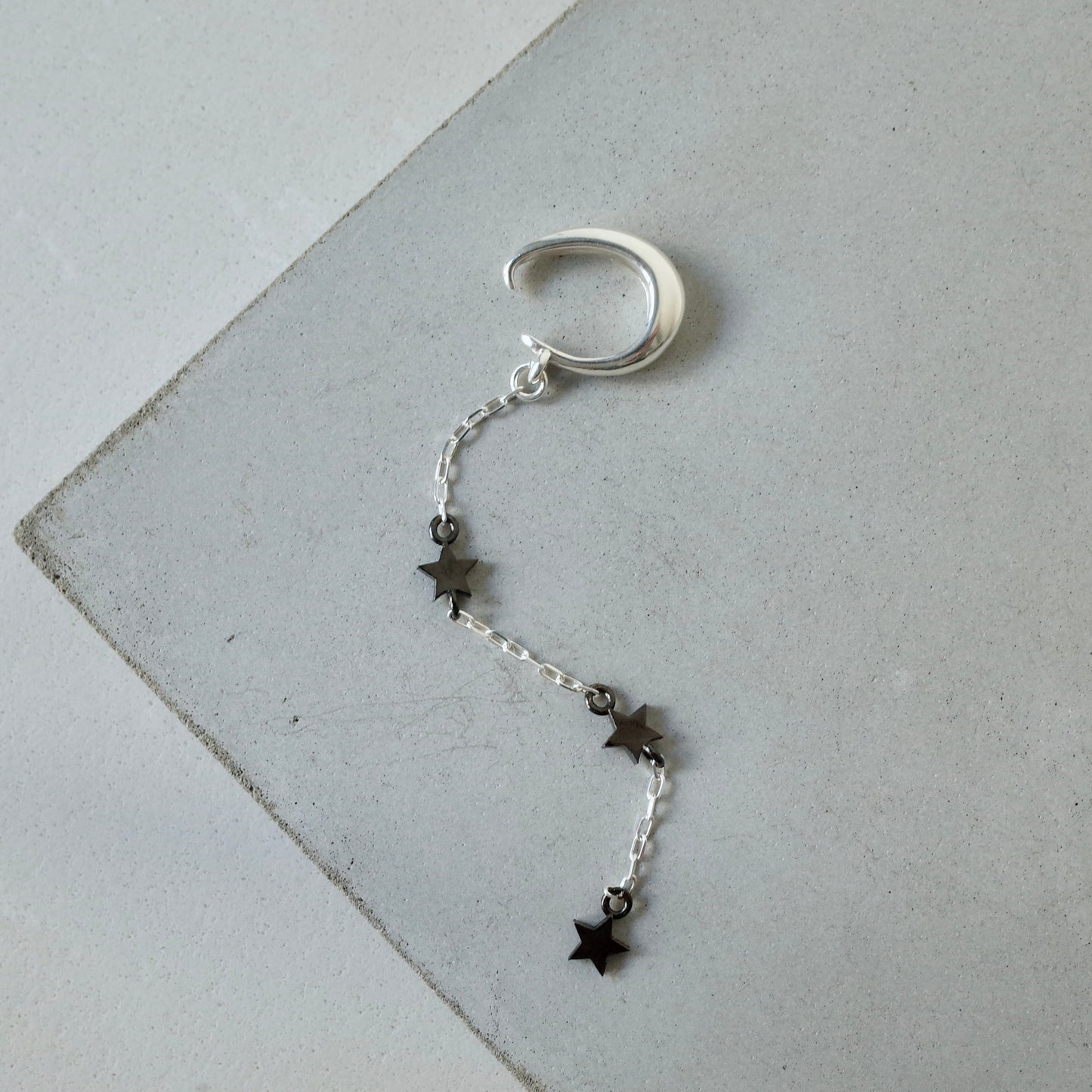 Drop Hang StarChain Ear Cuff