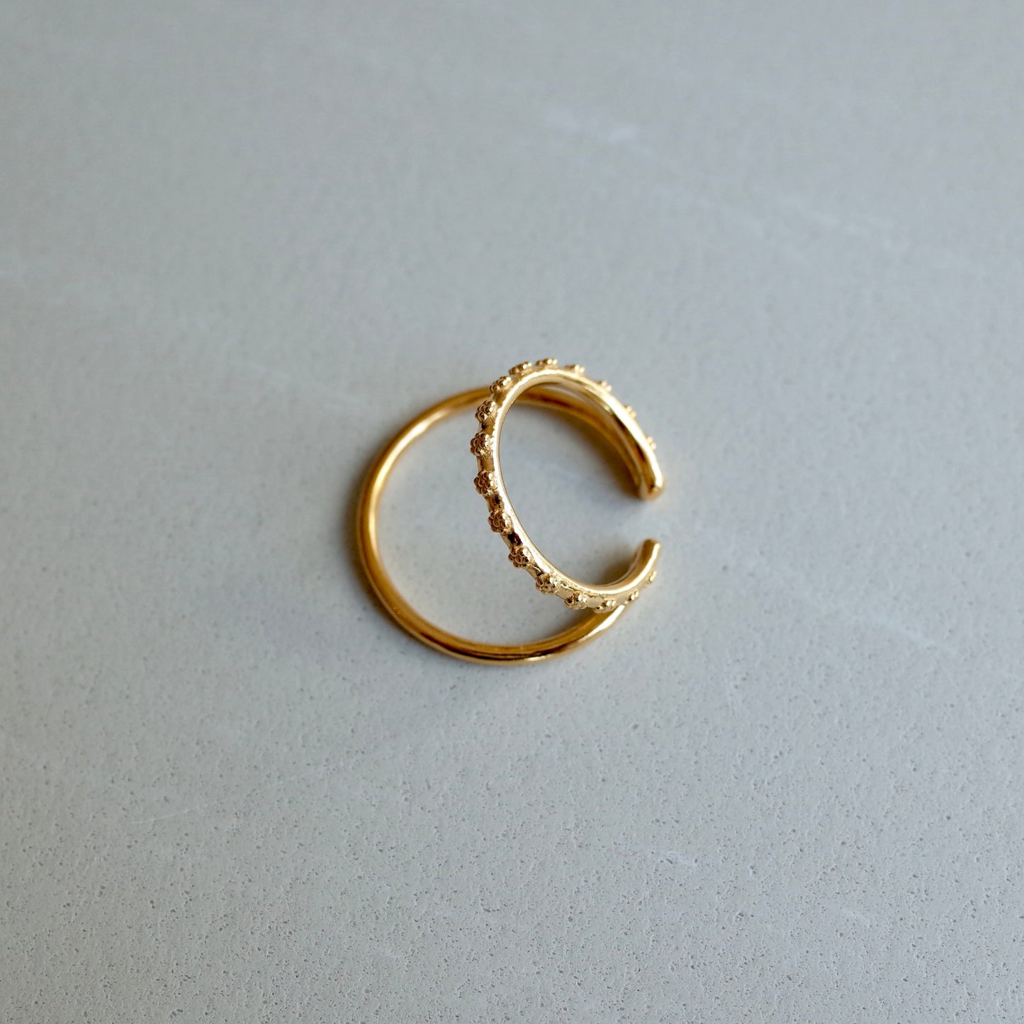 Two Strands Tsubu Ear Cuff