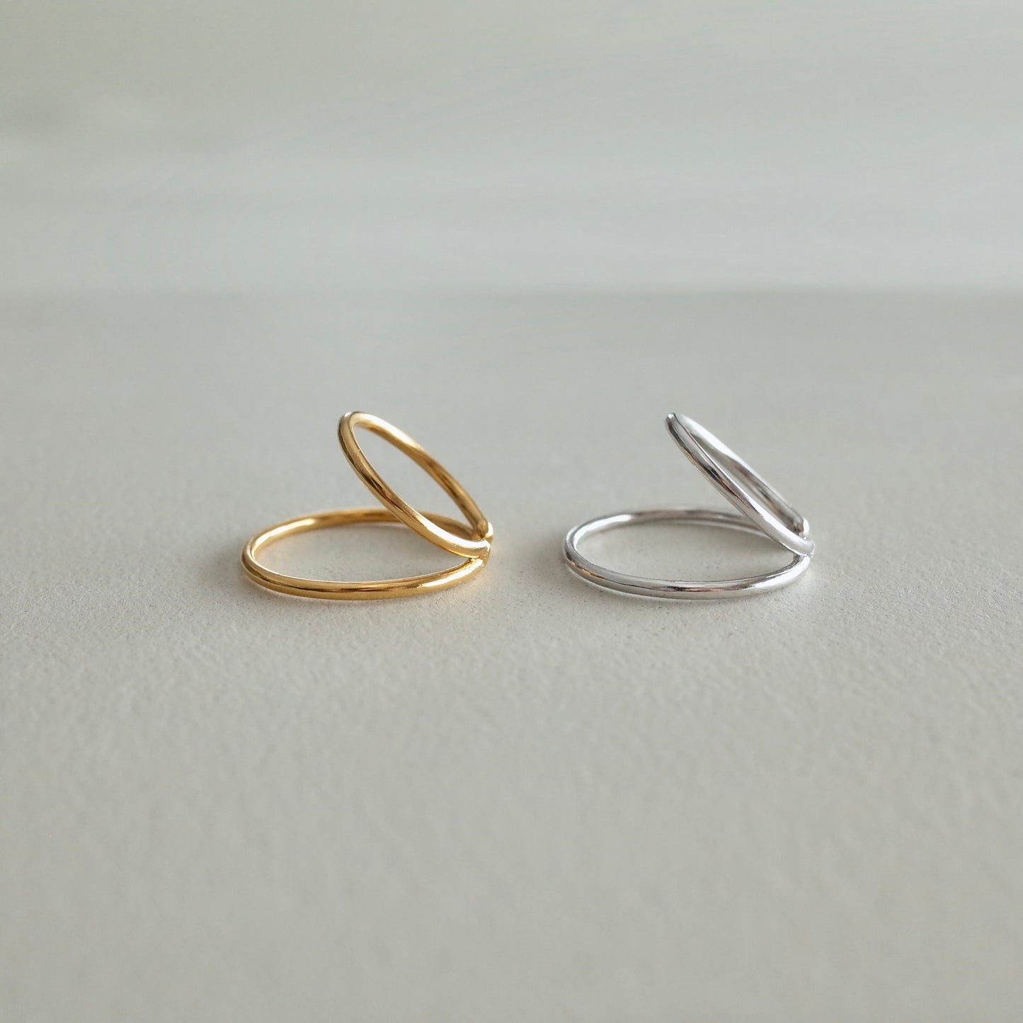 Large Two Strands Ear Cuff