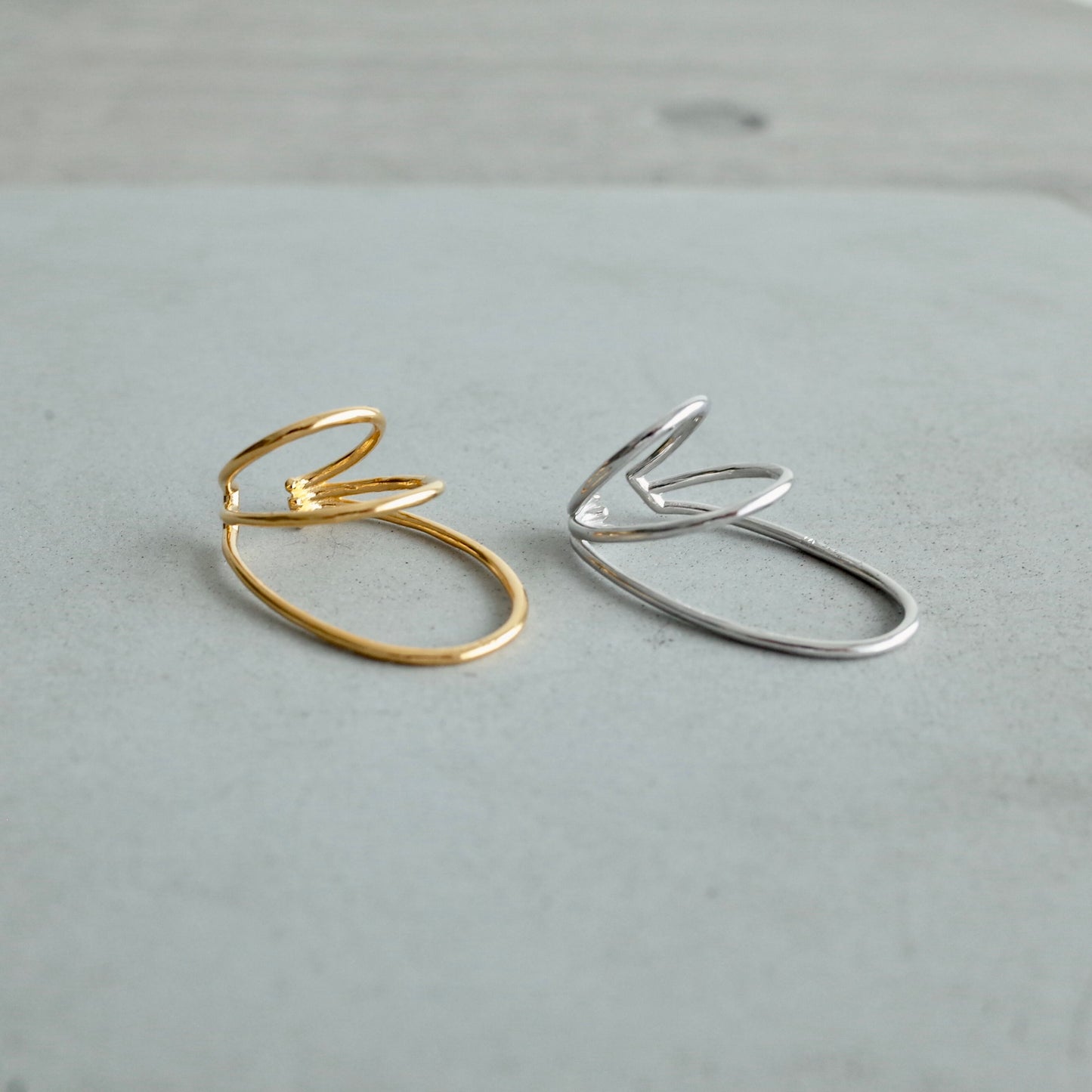 Triple Long Ear Cuff