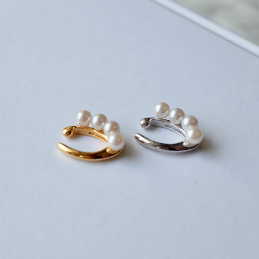 Quad Pearl HawkClaw Ear Cuff