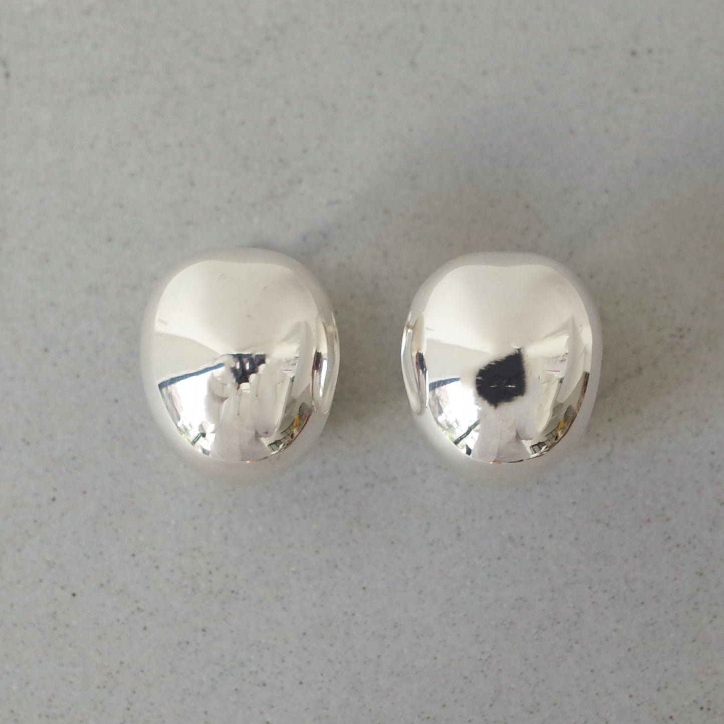 Large Round Shell Earring