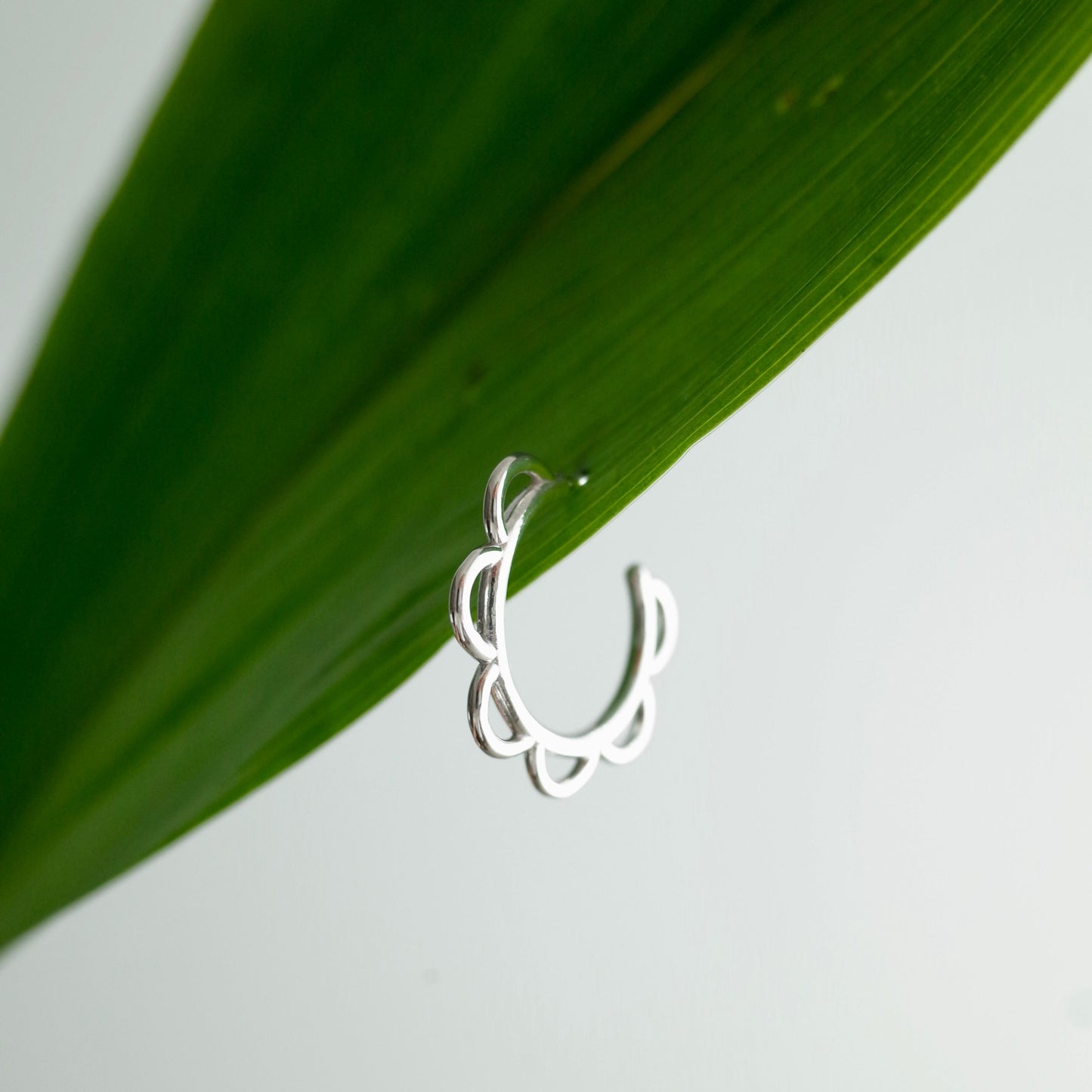 Flower Hoop Pierce