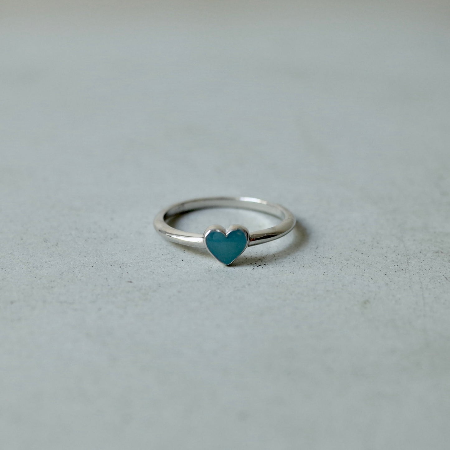 Resin Heart Ring