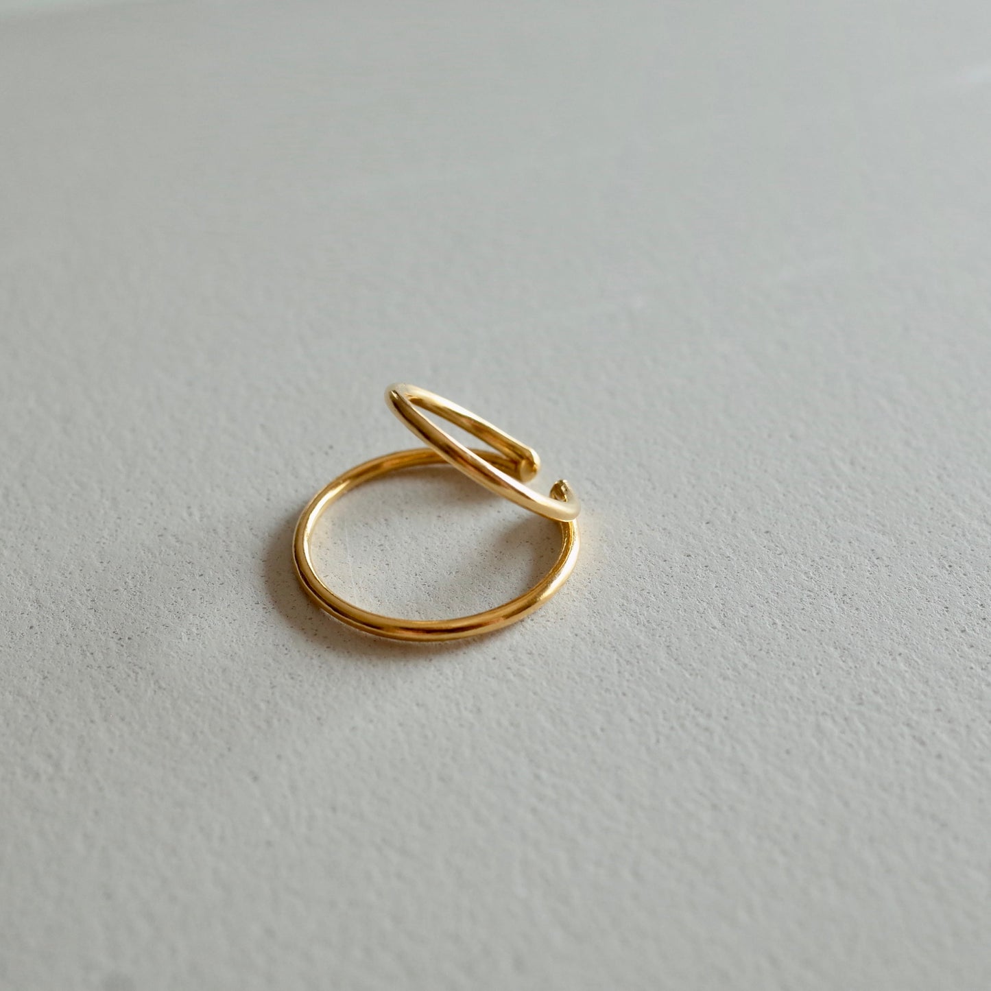 Large Two Strands Ear Cuff