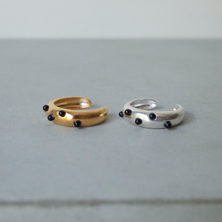 Black Pebble Ring