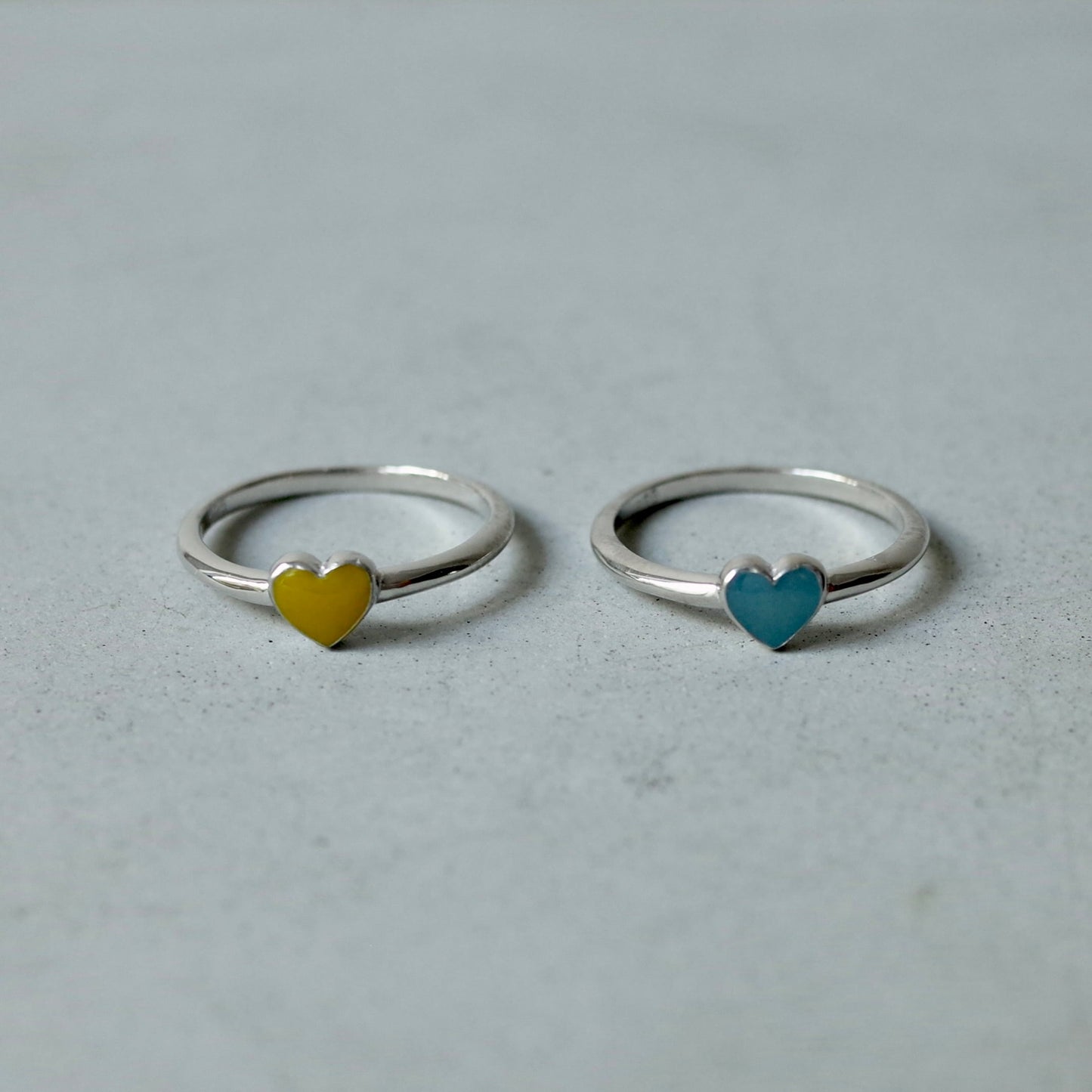Resin Heart Ring