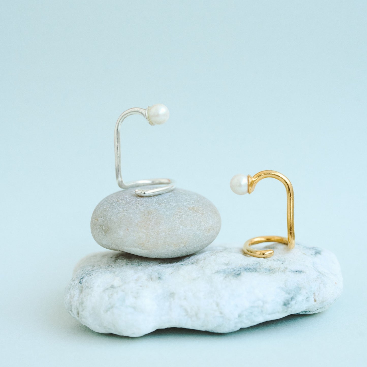 Pearl Drop Ear Cuff