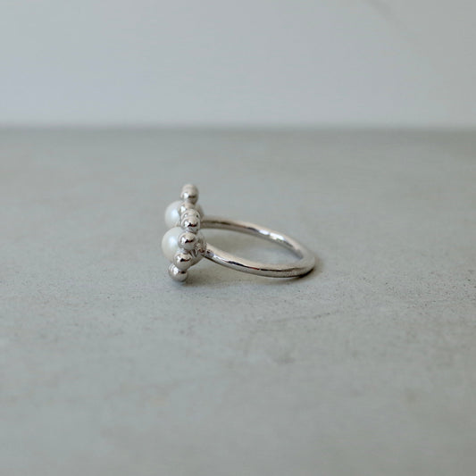 Flower Pearl Ring