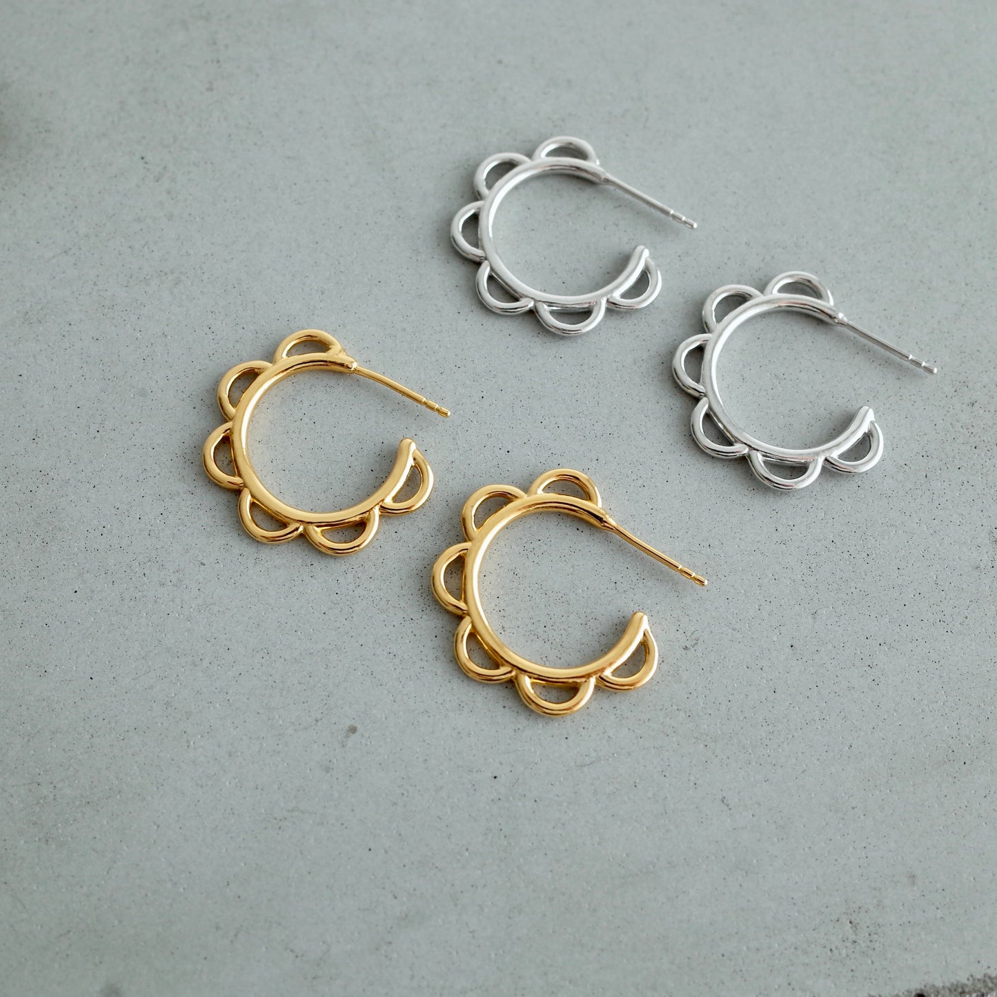 Flower Hoop Pierce