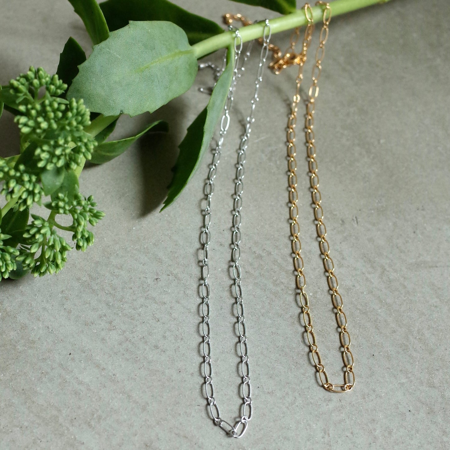 Oval Link Chain Necklace