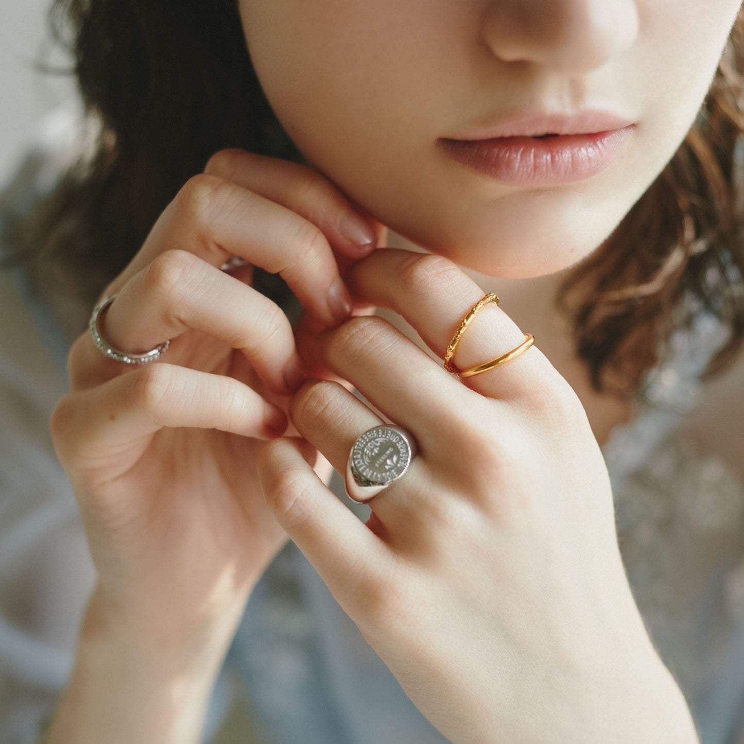 Two Strands Tsubu Ring