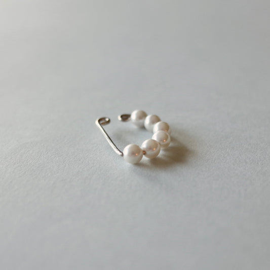 Crescent Pearl Ear Cuff