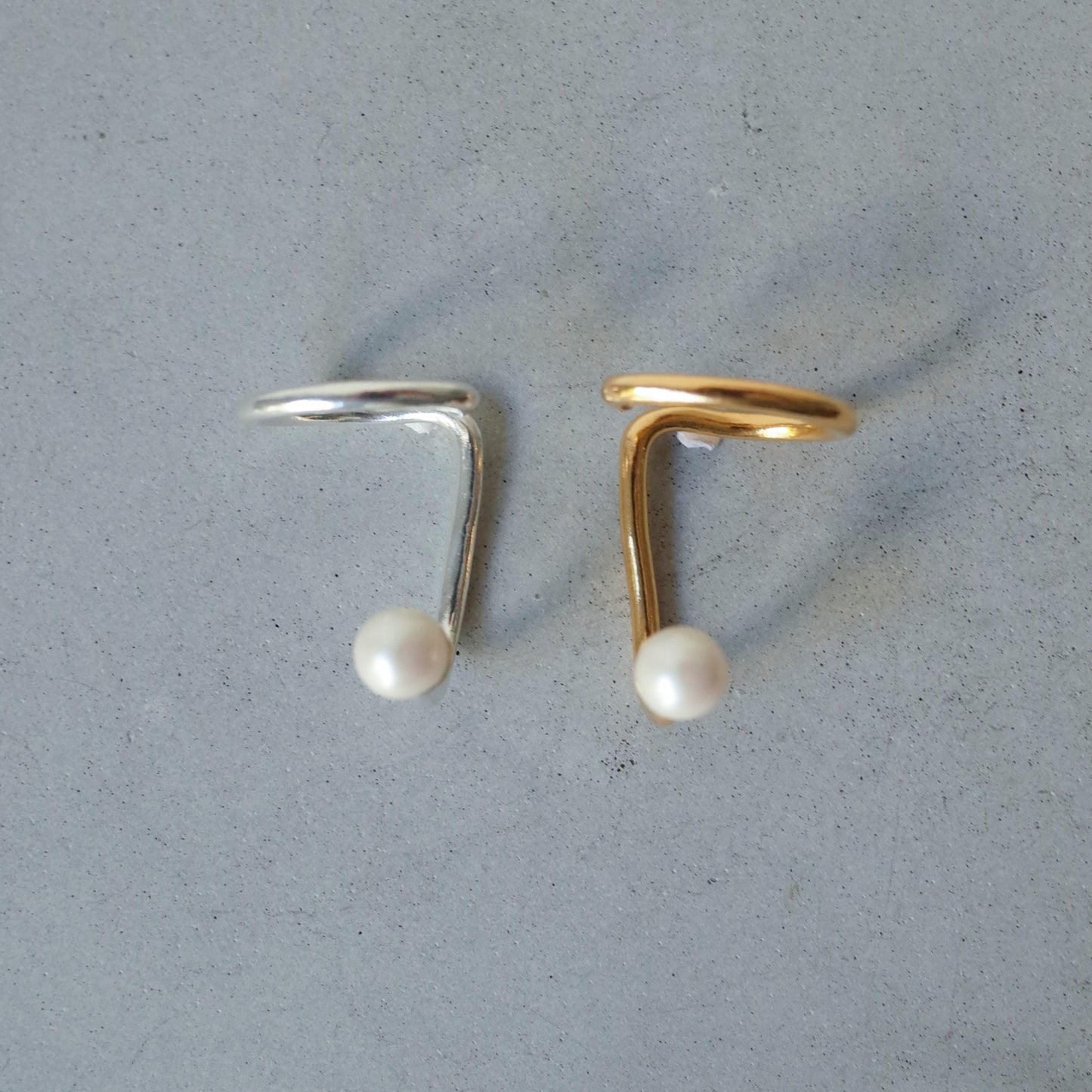 Pearl Drop Ear Cuff